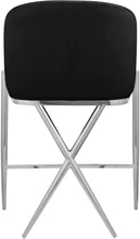 Load image into Gallery viewer, Xavier Black Velvet Counter Stool