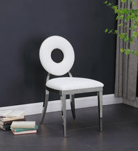 Load image into Gallery viewer, Carousel White Faux Leather Dining Chair