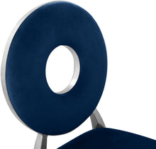 Load image into Gallery viewer, Carousel Navy Velvet Dining Chair