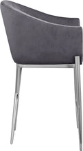 Load image into Gallery viewer, Xavier Grey Velvet Counter Stool