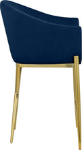 Load image into Gallery viewer, Xavier Navy Velvet Counter Stool