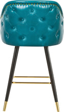Load image into Gallery viewer, Barbosa Blue Faux Leather Counter/Bar Stool
