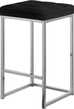 Load image into Gallery viewer, Nicola Black Velvet Stool