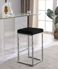 Load image into Gallery viewer, Nicola Black Velvet Stool