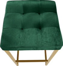 Load image into Gallery viewer, Nicola Green Velvet Stool