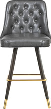 Load image into Gallery viewer, Portnoy Grey Faux Leather Counter/Bar Stool