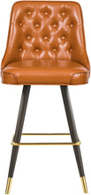 Load image into Gallery viewer, Portnoy Cognac Faux Leather Counter/Bar Stool