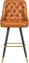 Load image into Gallery viewer, Portnoy Cognac Faux Leather Counter/Bar Stool