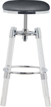 Load image into Gallery viewer, Venus Grey Faux Leather Adjustable Stool
