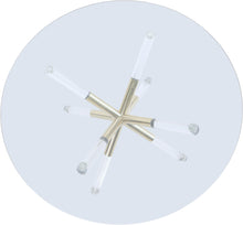 Load image into Gallery viewer, Mercury Acrylic/Gold End Table