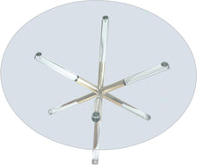 Load image into Gallery viewer, Mercury Acrylic/Gold Dining Table