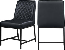 Load image into Gallery viewer, Bryce Black Faux Leather Dining Chair