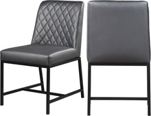 Load image into Gallery viewer, Bryce Grey Faux Leather Dining Chair
