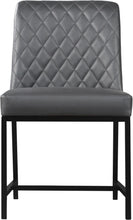 Load image into Gallery viewer, Bryce Grey Faux Leather Dining Chair