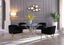 Load image into Gallery viewer, Mercury Acrylic/Gold Dining Table
