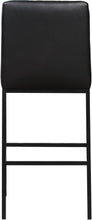 Load image into Gallery viewer, Bryce Black Faux Leather Stool