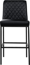 Load image into Gallery viewer, Bryce Black Faux Leather Stool