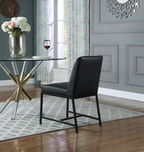 Load image into Gallery viewer, Bryce Black Faux Leather Dining Chair