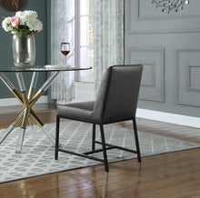 Load image into Gallery viewer, Bryce Grey Faux Leather Dining Chair