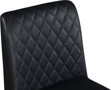 Load image into Gallery viewer, Bryce Black Faux Leather Stool