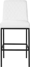 Load image into Gallery viewer, Bryce White Faux Leather Stool
