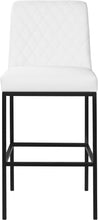 Load image into Gallery viewer, Bryce White Faux Leather Stool