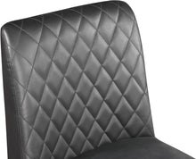 Load image into Gallery viewer, Bryce Grey Faux Leather Stool