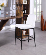 Load image into Gallery viewer, Bryce White Faux Leather Stool