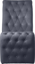 Load image into Gallery viewer, Curve Grey Velvet Dining Chair