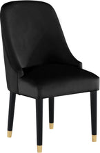 Load image into Gallery viewer, Omni Black Velvet Dining Chair
