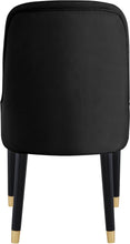 Load image into Gallery viewer, Omni Black Velvet Dining Chair