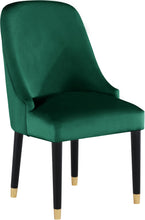 Load image into Gallery viewer, Omni Green Velvet Dining Chair