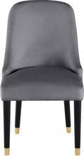 Load image into Gallery viewer, Omni Grey Velvet Dining Chair