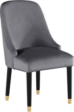 Load image into Gallery viewer, Omni Grey Velvet Dining Chair