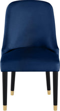 Load image into Gallery viewer, Omni Navy Velvet Dining Chair