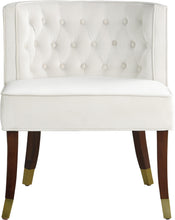 Load image into Gallery viewer, Perry Cream Velvet Dining Chair