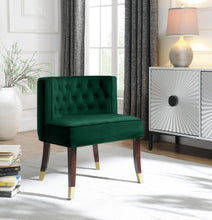 Load image into Gallery viewer, Perry Green Velvet Dining Chair