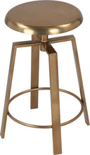 Load image into Gallery viewer, Lang Gold Counter/Bar Stool