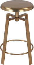 Load image into Gallery viewer, Lang Gold Counter/Bar Stool