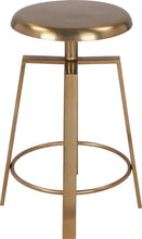 Load image into Gallery viewer, Lang Gold Counter/Bar Stool