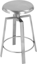 Load image into Gallery viewer, Lang Silver Counter/Bar Stool