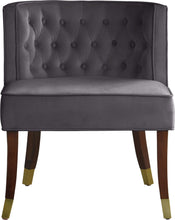 Load image into Gallery viewer, Perry Grey Velvet Dining Chair