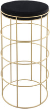 Load image into Gallery viewer, Rebar Black Velvet Bar Stool