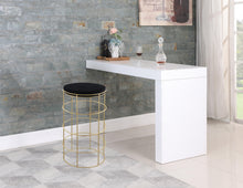 Load image into Gallery viewer, Rebar Black Velvet Bar Stool