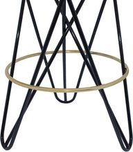 Load image into Gallery viewer, Mercury Black / Gold Counter Stool