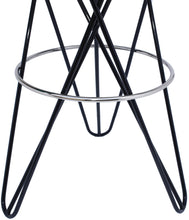 Load image into Gallery viewer, Mercury Black / Silver Bar Stool