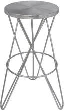 Load image into Gallery viewer, Mercury Silver Bar Stool