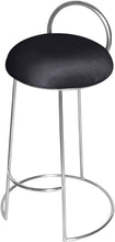 Load image into Gallery viewer, Ring Black Velvet Counter Stool