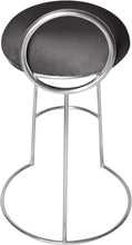 Load image into Gallery viewer, Ring Grey Velvet Counter Stool