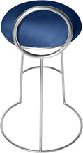 Load image into Gallery viewer, Ring Navy Velvet Counter Stool